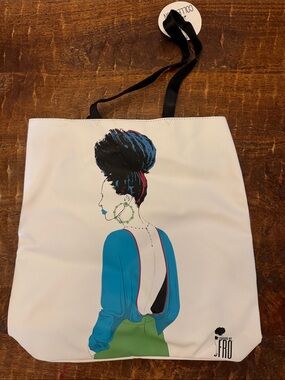 JADE TOTE, PARDON MY FRO COLLECTION, NWT